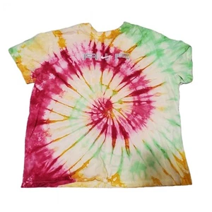 Nike Air Tye Dye Shirt Size Large Spiral Dye Hand Dyed - Picture 1 of 3
