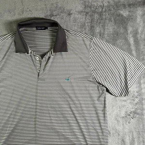 Polo Southern Marsh XL grigia a righe golf casual logo anatra abbigliamento uomo - Foto 1 di 10