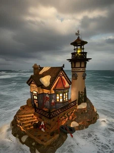 Edificio Dept 56 Dickens Christmas Village LYNTON POINT TOWER - Imagen 1 de 24