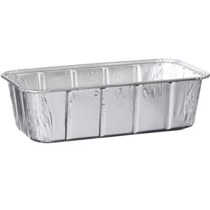 [2 Lb 25 Pack Disposable Loaf Pans Aluminum Tin Foil Meal Prep Bakeware - Picture 1 of 9