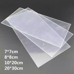 1mm Thickness Plastic Plate Acrylic Plate Cut DIY Transparent Clear With Film - Picture 1 of 5