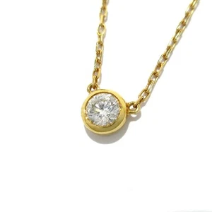 Auth Orefice(JEWELRY ATELIER OREFICE) - 18K Yellow Gold Diamond Necklace - Picture 1 of 9