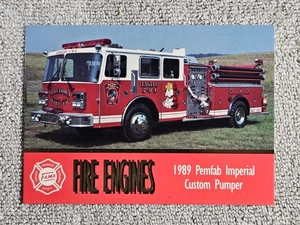 1993 FAMA Bon Air Series 1 #69 1989 Pemfab Imperial Custom Pumper Pennsylvania  - Picture 1 of 2