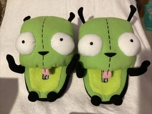 Vintage Invader Zim Gir Slippers size Small 5-6 Slip On Rare HTF - Picture 1 of 8