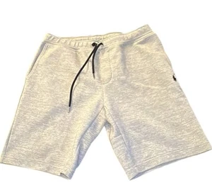 Polo Ralph Lauren Talla Grande Pantalones Cortos para Sudar Hombres Gris Jaspeado 9" Doble Punto Poni - Imagen 1 de 12