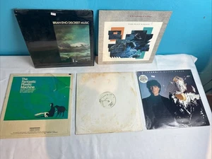 (5) 80s vinyl records (2) Brian Eno, Thomas Dolby, Sparks & SEALED Fantastic... - Foto 1 di 22