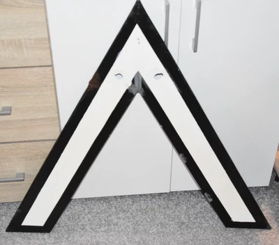 Deutsche Bundesbahn Emaileschild "Pflugschar heben, Pflugschar senken" - Bild 1 von 4