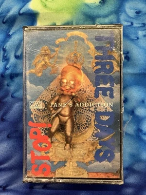 Jane's Addiction – Three Days / Stop ; 1990 factory sealed cassette - Image 1 of 3