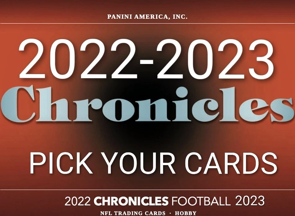 2022 - 2023 PANINI CHRONICLES FOOTBALL - Image 1 of 1