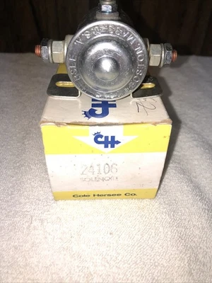 OEM Cole Hersee 24106 SOLENOIDE 12V PUESTO A TIERRA SERVICIO CONTINUO SPST Foto 1 de 4