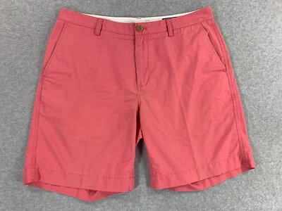 Vineyard Vines Cotton Flat Front Chino Shorts (Men's 36) Pink - Imagem 1 de 4