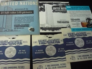 UNITED NATIONS (420ABC) Viewmaster Reel set  VINTAGE complete - Picture 1 of 2
