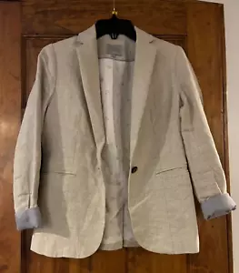 Blazer di lino beige Dalia XS - Foto 1 di 4
