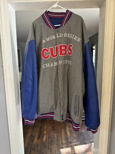 5xl Chicago Cubs JH Design MLB Button Down W/Pockets 3 Times World Series Champ - Picture 1 of 7
