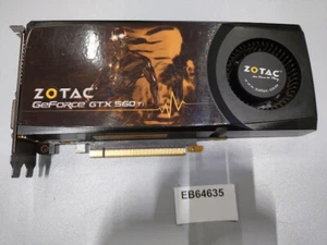 ZOTAC GeForce GTX 560 Ti 2GB GDDR5 - Used, Scratched, No Accessories - Picture 1 of 11