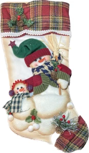 Medias de Navidad muñecos de nieve artículo festivo de Navidad revisado - Imagen 1 de 1