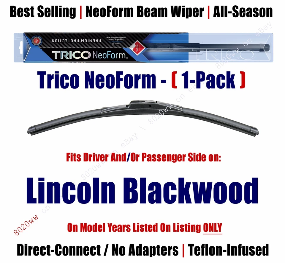 Escobilla limpiaparabrisas NeoForm Super Premium (cantidad 1) para Lincoln Blackwood 16200 2002 Foto 1 de 1