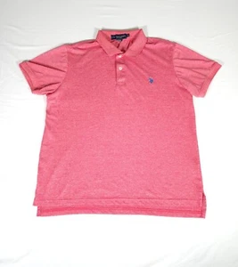 US Polo Assn Polo Shirt Adult Medium Pink Short Sleeve Mens - Picture 1 of 11