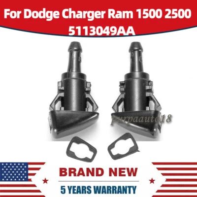 5113049AA BOQUILLA FLUIDO LAVADORA PARABRISAS PARA DODGE RAM 1500 2500 3500 2011-2017 Foto 1 de 4