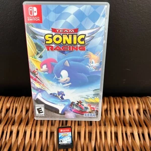 Team Sonic Racing Nintendo Switch 2019 cartuccia e custodia videogioco testato - Foto 1 di 11