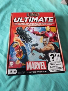 UNO Ultimate Marvel Card Game 1st Edition - Starter Set 2022 New Sealed - Picture 1 of 2