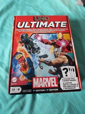 UNO Ultimate Marvel Card Game 1st Edition - Starter Set 2022 New Sealed          - Image 1 of 2