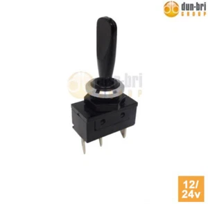 DBG 270.005 ON/OFF/ON 12/24V 10A SP Plastic Toggle Switch Ø12.5mm (Pack of 1) - Picture 1 of 1