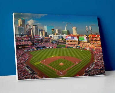 Busch Stadium Poster or Canvas - St Louis Cardinals Busch Stadium Wall Art - Image 1 of 4