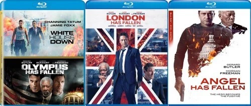 OLYMPUS + LONDON + ANGEL HAS FALLEN + WHITE HOUSE DOWN New Blu-ray All 4 Films Foto 1 de 1