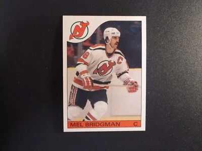 1985-86 Topps Hockey Mel Bridgman Card # 42 - Image 1 of 2