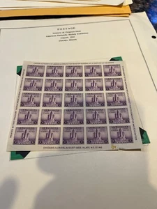 Scott US 731: Chicago Century Of Progress Expo 1933 Souvenir Sheet, Mint NH. - Picture 1 of 2