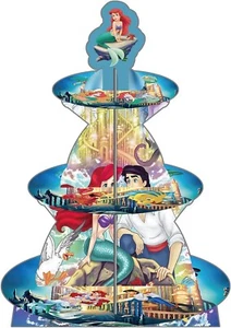 Little Mermaid Cupcake Stand, 3 Tier Dessert Stand Mermaid Themed Party Centerpi - Picture 1 of 1