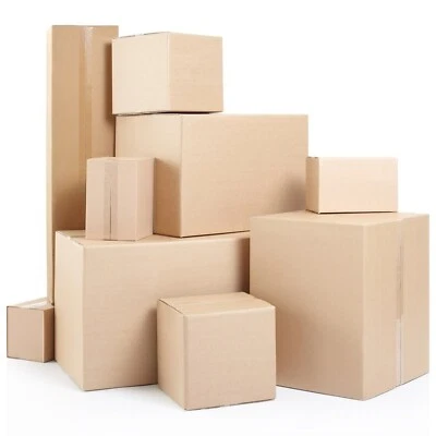 PPD BRAND NEW SINGLE & DOUBLE WALL CARDBOARD POSTAL BOXES - MADE FROM RECYCLED PAPER