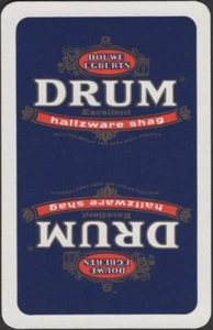Playing Cards Single Card Old  DRUM SHAG Cigarette Smoking Tobacco Advertising A - Imagen 1 de 3