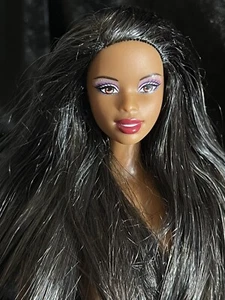 Christie-Morena/Ojos Marrones-Muñeca Barbie Mattel-Doblar rodillas-Desnuda Para ÚNICA-S-34 - Imagen 1 de 3
