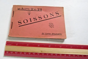 19 Postcard booklet, Ruins of the Great War 1914-1918, Soissons France 1914-1918 - Picture 1 of 4