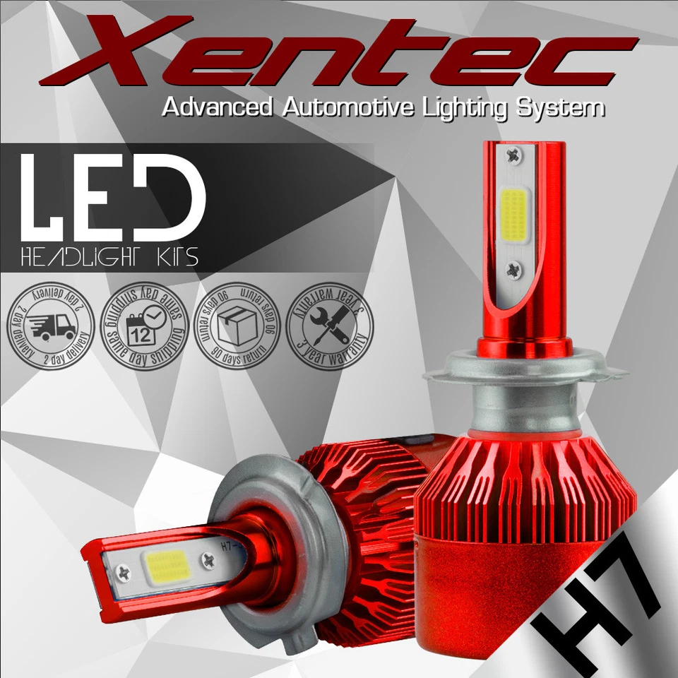 XENTEC LED HID Headlight kit H7 White for Mercedes-Benz SLK350 2005-2016 - Image 1 of 1