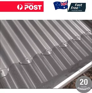 50m 250mm Wide Aluminium Gutter Guard KIT Includes Fittings For CORRO Metal Roof - Picture 1 of 11