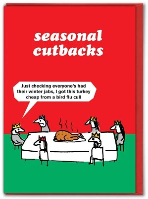 BRAINBOX CANDY Modern Toss Christmas Cards Funny Hilarious Humour Cheeky Amusing Cartoon Comedy