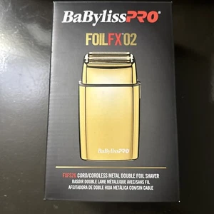 NUEVA afeitadora BaByliss FX02 doble lámina dorada - Imagen 1 de 1