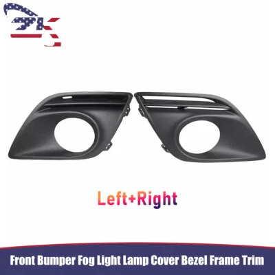 2 piezas parachoques delantero luz antiniebla cubierta bisel marco embellecedor para Volvo XC60 2010-2013 Foto 1 de 4