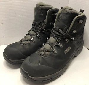 Keen Work Boots Men’s Size 12 Black Konnectfit Safety Toe Waterproof - Picture 1 of 8