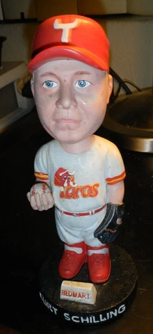 CURT SCHILLING TUSCON TOROS VINTAGE BOBBLEHEAD 2003  RARE Cover