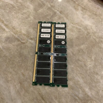 Cisco 15-9044-01 256MB PC2100E Memory SimpleTech CIS-15-9044-01 - 2 Sticks - Image 1 of 4