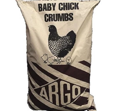 ARGO BABY CHICK CRUMBS 350g 1kg, 2.5kg, 5kg 10kg 20kg : Junior Chicken Bird Food