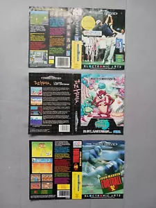Sega Mega Drive Original Box Art Covers Inserts x 3 - Picture 1 of 1