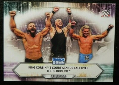 2021 Topps WWE #5 King Corban Dolph Ziggler Bobby Roode Smackdown - Image 1 of 2