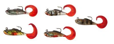 Cormoran Hunky-TT Gummifische 5 Stück Jigs fertig montiert 3,5cm / 1,8g