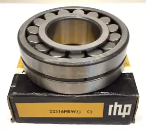 RHP 22316MBW33C3 Spherical Roller Bearing 80mm ID 170mm OD 58mm Width Strt Bore - Picture 1 of 6