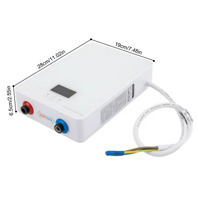 Calentador de agua eléctrico sin tanque 6000 W caldera instantánea bajo demanda para toda la casa EE. UU. Foto 1 de 4